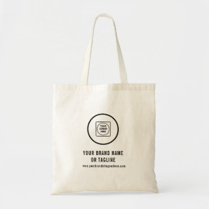 Custom Business Logo Company Website Branding Tote Bag