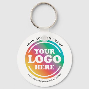 Custom Business Logo, Company Website Promotion Key Ring