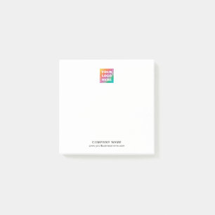 Custom Business Logo, Company Website Promotion Post-it Notes