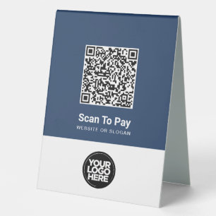 Custom Business Logo Contactless Qr Code Pay