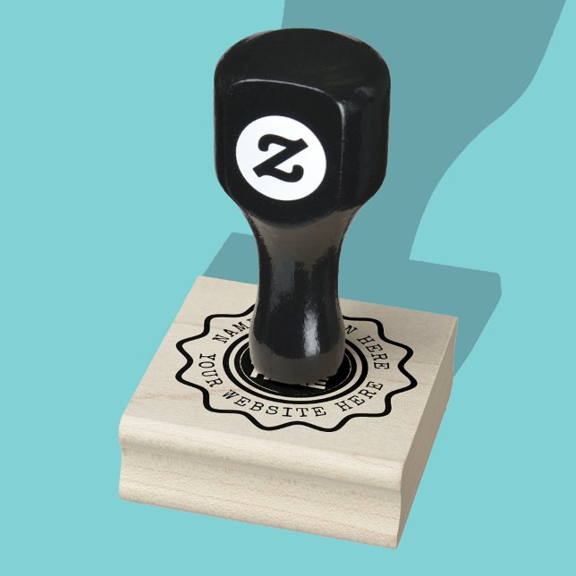 Custom Business Logo Cool Rubber Stamp (Creator Uploaded)