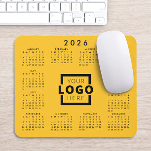 Custom Business Logo Corporate 2022 Calendar Mouse Pad