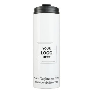 Custom Business Logo Corporate Branding Design Thermal Tumbler