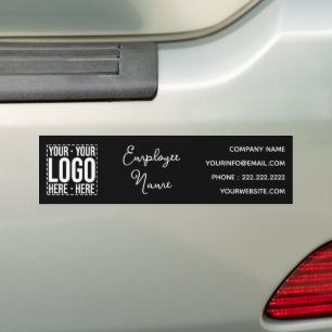 Custom Business Logo Corporate Company Modern Cool Bumper Sticker