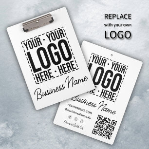 Custom Business Logo Corporate Company Modern Cool Clipboard