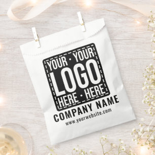 Custom Business Logo Corporate Company Modern Cool Favour Bag
