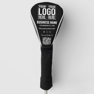 Custom Business Logo Corporate Company Modern Cool Golf Head Cover
