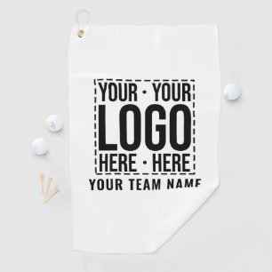 Custom Business Logo Corporate Company Modern Cool Golf Towel