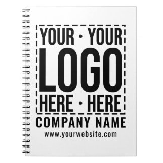 Custom Business Logo Corporate Company Modern Cool Notebook