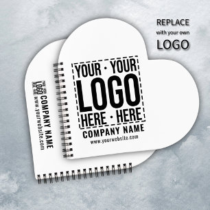 Custom Business Logo Corporate Company Modern Cool Notebook
