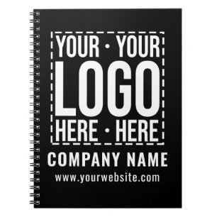 Custom Business Logo Corporate Company Modern Cool Notebook