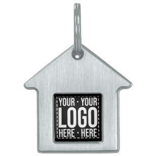 Custom Business Logo Corporate Company Modern Cool Pet ID Tag