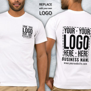 Custom Business Logo Corporate Company Modern Cool T-Shirt