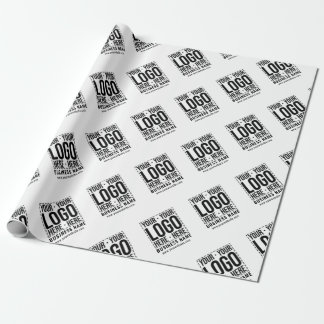 Custom Business Logo Corporate Company Modern Cool Wrapping Paper