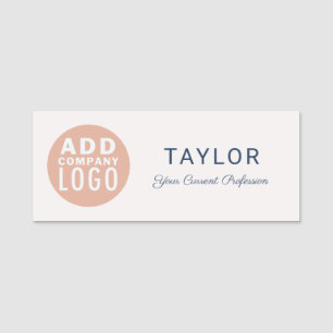 Custom Business Logo Corporate Employees Name Tag