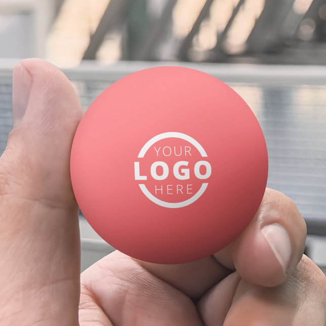 Custom Business Logo Corporate Pink Ping Pong Ball (Creator Uploaded)