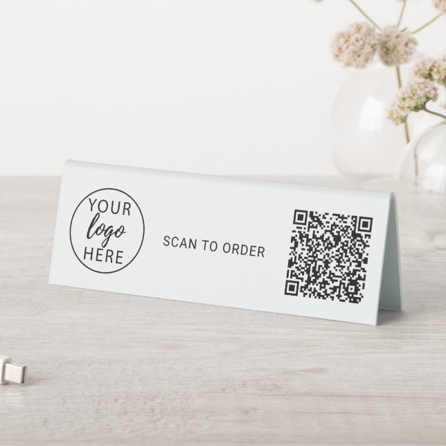 Custom Business Logo Corporate QR Code (In SItu (Table))