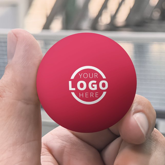Custom Business Logo Corporate Red Ping Pong Ball (Creator Uploaded)