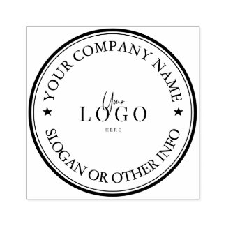 Custom Business Logo Custom  Rubber Stamp