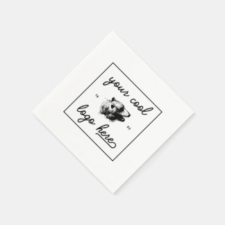 Custom Business Logo Customise Own Company Branded Napkin