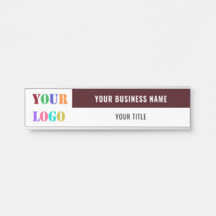 Custom Business Logo Door Sign - Your Colours