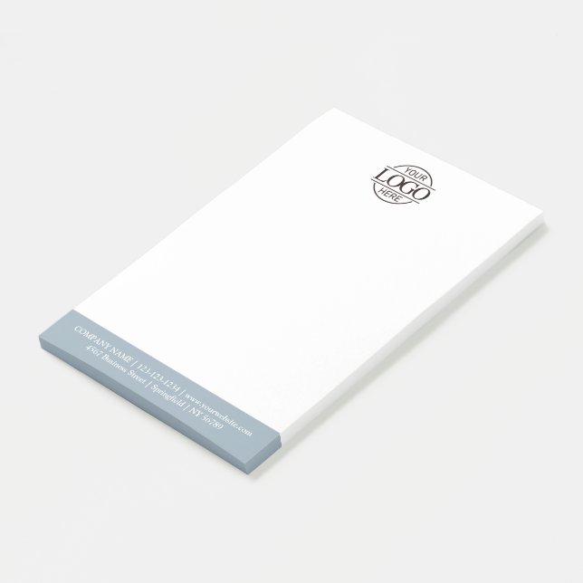 Custom Business Logo Elegant Simple Professional  Post-it Notes (Angled)