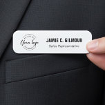 Custom Business logo Employee Magnetic Name Tag<br><div class="desc">Enhance your business's professional image with our Custom Business Logo Employee Magnetic Name Tags. These name tags are the perfect solution for showcasing your brand and identifying your staff members with style. Featuring a sleek and modern design, these customisable name badges prominently display your business logo alongside the employee's name...</div>
