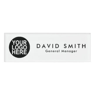 Custom Business Logo Employee Name Tag