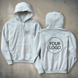 Custom Business Logo Employee Staff   back & front Hoodie