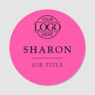 Custom Business Logo Employee Staff Magnetic Name Tag