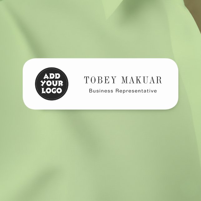 Custom Business Logo Employee Staff Name Tag (Creator Uploaded)