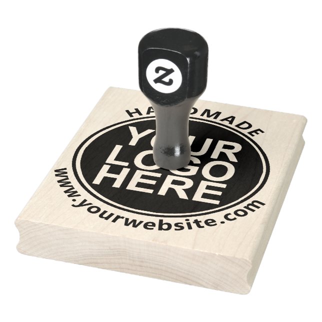 Custom Business Logo Handmade Rubber Stamp (Stamp)