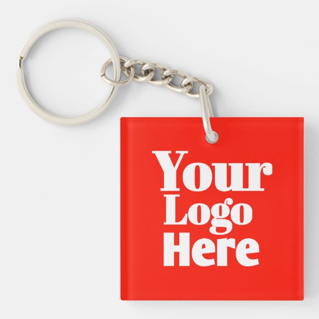 Custom Business Logo Keychain (Front)