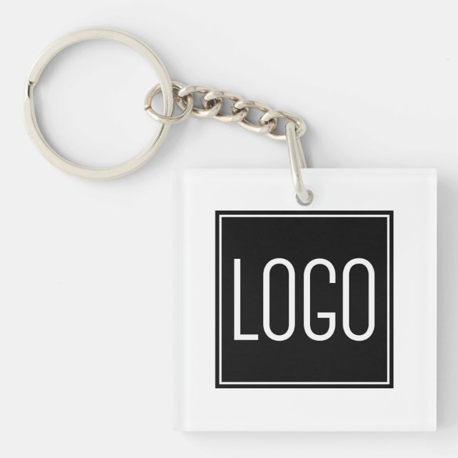 Custom Business Logo Keychain (Front)