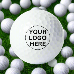 Custom Business Logo l Professional Black & White Golf Balls