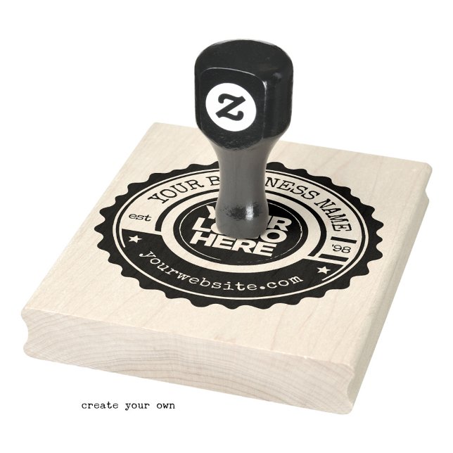 Custom Business Logo Large Cool Rubber Stamp (Custom Business Logo Large Cool Corporate Rubber Stamp)