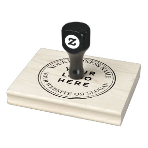 Custom Business Logo Large Rubber Stamp