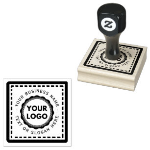 Custom Business Logo Large Rubber Stamp