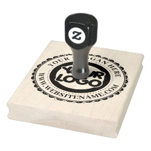 Custom Business Logo Large Rubber Stamp