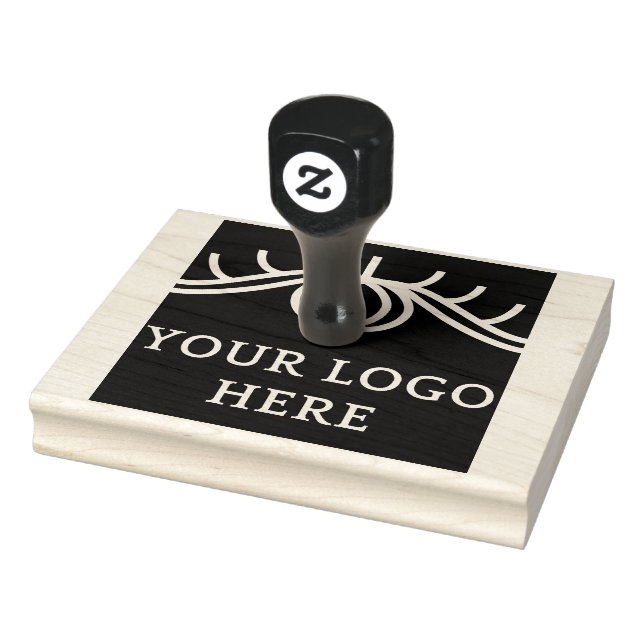 Custom Business Logo Large Rubber Stamp (Stamp)