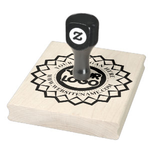 Custom Business Logo Large Rubber Stamp
