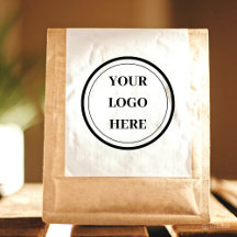 Custom Business Logo Large Wood Rubber Stamp