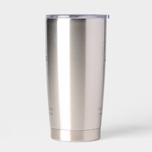 Custom Business Logo Minimalist Branding Design Insulated Tumbler