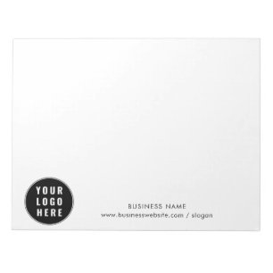 Custom Business Logo Minimalist Employees Notepad