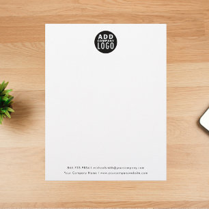 Custom Business Logo Modern Simple Professional Custom Letterhead