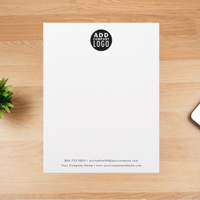Custom Business Logo Modern Simple Professional Letterhead (Creator Uploaded)
