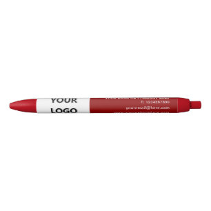 Custom Business Logo Name Info Pen - Your Colours