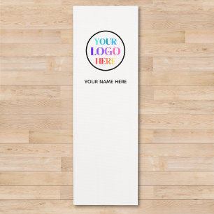 Custom Business Logo Name Yoga Mat