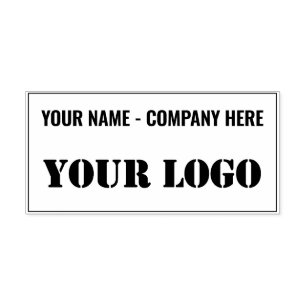 Custom Business Logo Name Your Company Stamp