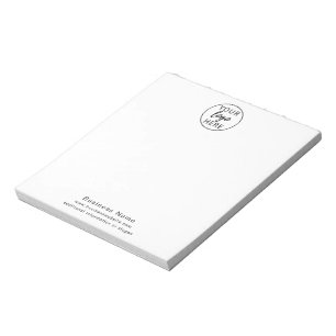 Custom Business Logo Notepad